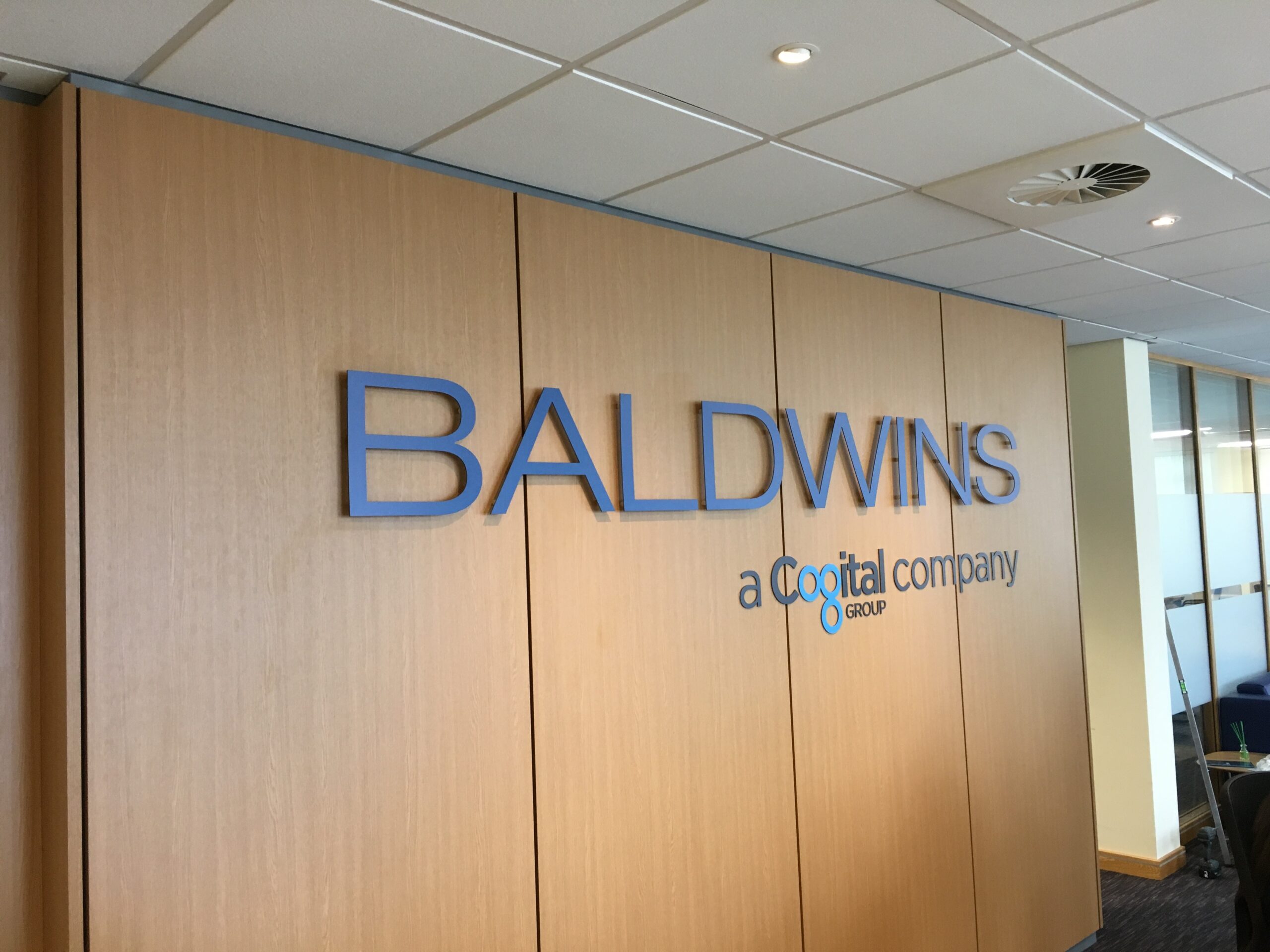 Rebranding signage