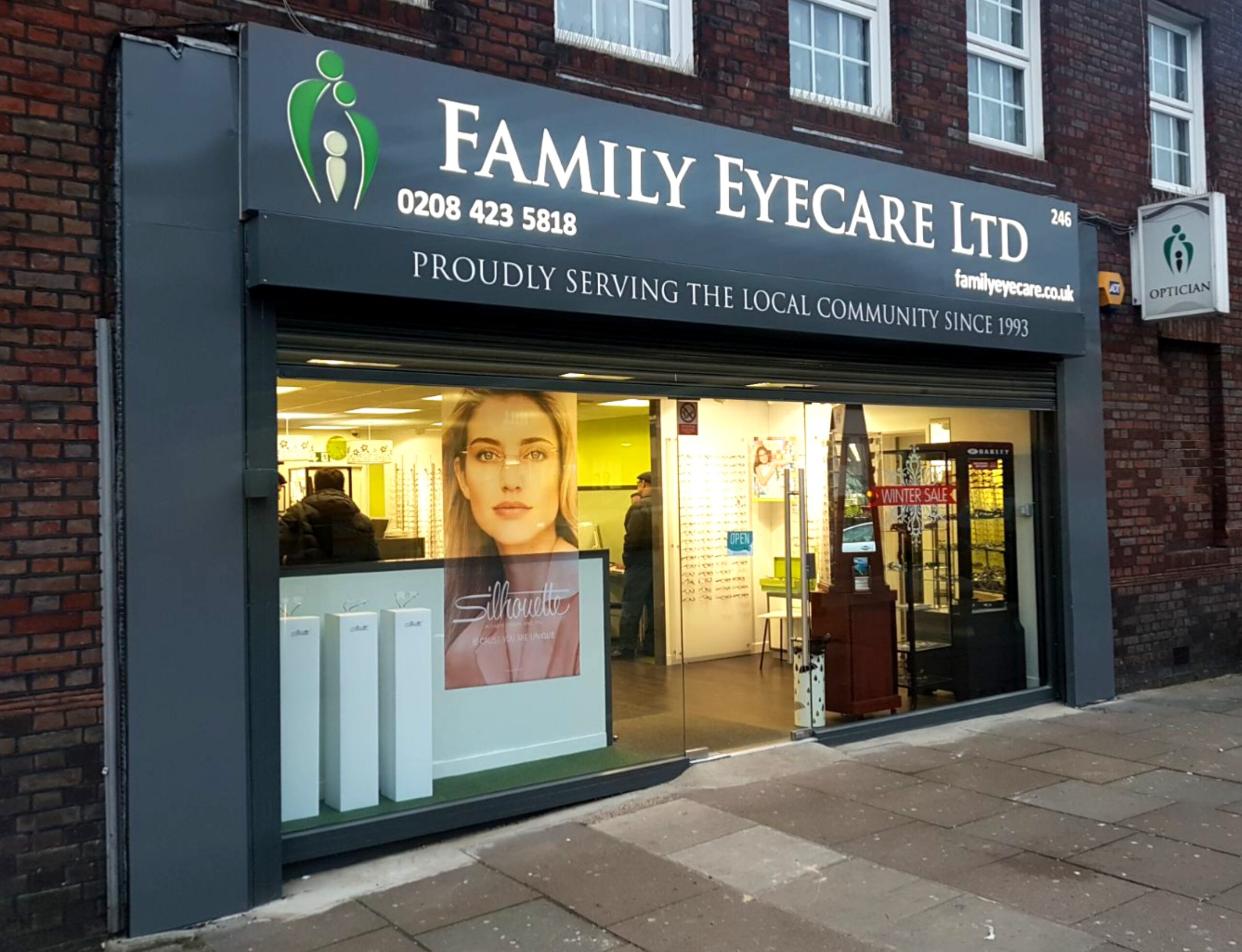Optician Illuminated